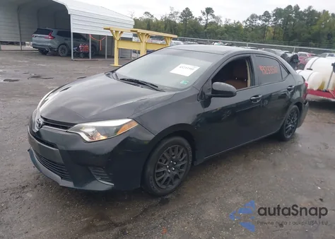 2016 Toyota Corolla Le from USA, damaged, VIN 2T1BURHE5GC554412